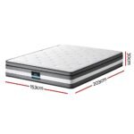 Giselle Bedding 30cm Mattress Gel Foam Pocket Spring Queen - Image 3