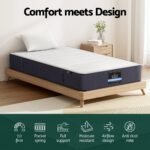 20cm Giselle Mattress Single Bed Pocket Spring Mattresses - Image 5