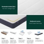 20cm Giselle Mattress Single Bed Pocket Spring Mattresses - Image 7