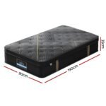 35cm Giselle Mattress Single Bed Bamboo Pocket Firm Foam - Image 3