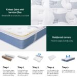 25cm Giselle Mattress King Single Bed Pocket Spring Mattresses - Image 7