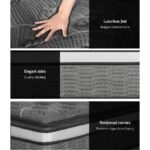 Giselle Bedding 34cm Mattress Double Layer Pocket Spring King - Image 7
