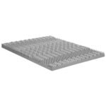 Giselle Bedding 8cm Memory Foam Mattress Topper 7-Zone Graphite Double