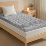Giselle Bedding 8cm Memory Foam Mattress Topper 7-Zone Graphite King Single - Image 7