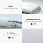 Giselle Memory Foam Mattress Topper 7-Zone 8cm King Single - Image 6
