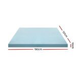 Giselle Bedding Memory Foam Mattress Topper Cool Gel Bed Mat Bamboo 10cm Double - Image 2