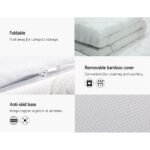 Giselle Bedding Memory Foam Mattress Topper Cool Gel 10cm Queen - Image 6