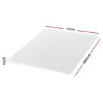 Giselle Bedding Foam Mattress Topper Egg Crate 5cm Double - Image 2
