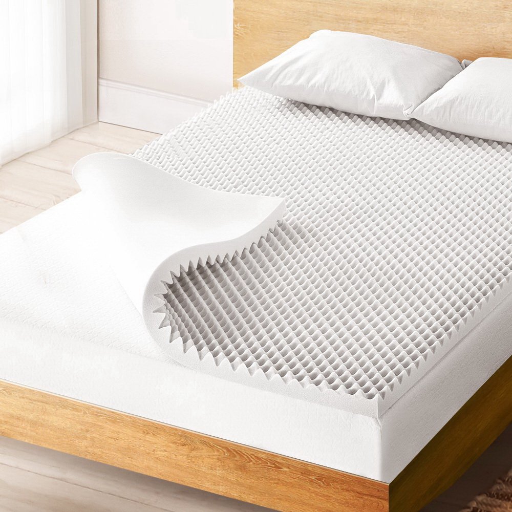 MATTRESS-TOP-EC-5-K-202502281420-00 Giselle Bedding Memory Foam Mattress Topper Egg Crate 5cm King - Image 1