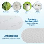 Giselle 12cm Memory Foam Mattress Topper Ventilated Cool Gel Bamboo Cover Queen - Image 6