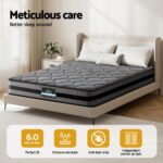 Giselle Bedding 22cm Mattress Medium Firm Queen - Image 4