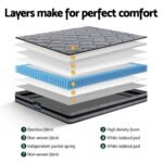 Giselle Bedding 22cm Mattress Medium Firm Queen - Image 5