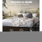 Artiss Bed Frame Metal Bed Frame Bed Base OSLO - Double - Image 4