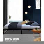 Artiss Bed Frame Metal Bed Frame Bed Base OSLO - Double - Image 6