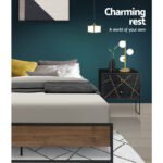 Artiss Bed Frame Metal Bed Frame Bed Base OSLO - Queen - Image 5