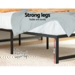 Artiss Bed Frame King Size Metal Bed Frame TINO - Image 6