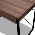 Artiss Computer Desk Drawer Storage Walnut 100CM - Image 7