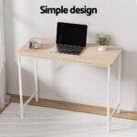 Artiss Computer Desk Oak 100CM - Image 4