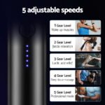 Everfit Massage Gun U-shaped Extended Handle Percussion Massager 4 Heads - Image 6