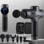 Everfit Massage Gun 30 Speed 6 Heads Vibration Muscle Massager Chargeable Black - Image 7