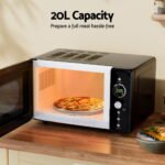 Devanti 20L Microwave Oven 700W Black - Image 5
