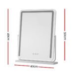 Embellir Makeup Mirror 40x50cm Hollywood Vanity with LED Light Strip Rotation - Image 2