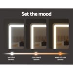 Embellir Makeup Mirror 40x50cm Hollywood Vanity with LED Light Strip Rotation - Image 5