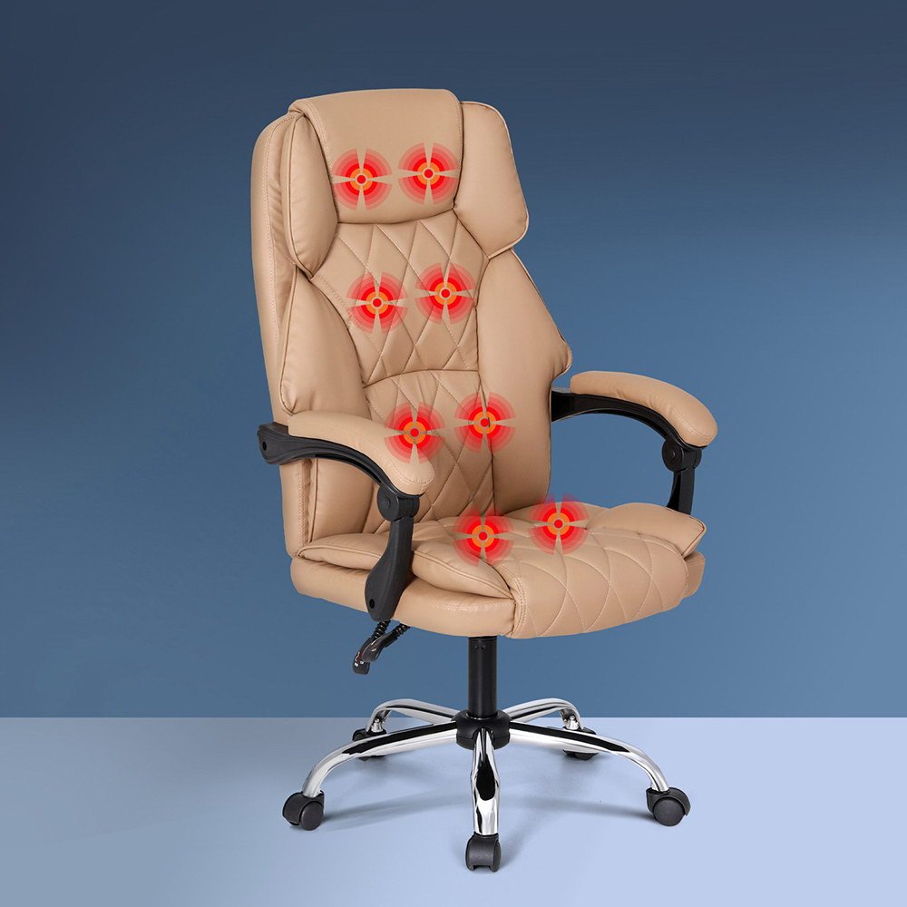 MOC-1051-8P-EP-190323-05 Artiss Massage Office Chair Computer Chairs High Back - Image 1