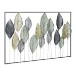 Artiss Metal Wall Art Hanging Sculpture Home Decor Leaf Tree of Life Framed - Image 3