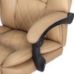 Artiss Executive Office Chair Leather Footrest Espresso - Image 4