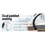 Artiss Executive Office Chair Leather Tilt White - Image 4