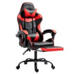 Artiss Gaming Office Chair Recliner Footrest Red - Image 7