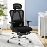 Artiss Ergonomic Mesh Office Chair Black - Image 8