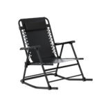 Gardeon Outdoor Rocking Chair Folding Reclining Recliner Patio Furniture Garden - Image 7