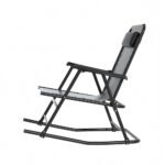 Gardeon Outdoor Rocking Chair Folding Reclining Recliner Patio Furniture Garden - Image 4