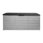 Gardeon Outdoor Storage Box 290L Lockable Organiser Garden Deck Shed Tool Black - Image 3