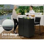 Gardeon Outdoor Storage Cabinet Box Garage Wicker Shelf Chest Garden Shed Tools - Image 8