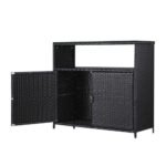Gardeon Outdoor Storage Cabinet Box Garage Wicker Shed Tools Shelf Chest Garden
