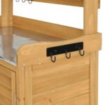 Gardeon Outdoor Storage Cabinet Box Potting Bench Table Shelf Chest Garden Shed - Image 5