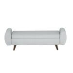 Artiss Storage Ottoman Blanket Box Armrest 140cm Grey - Image 3
