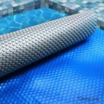 Aquabuddy Pool Cover 11x6.2m 400 Micron Swimming Pool Solar Blanket Blue Silver - Image 7