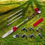 Giantz 4 Stroke Pole Chainsaw Petrol Hedge Trimmer Tree Pruner 12'' 9 In 1 - Image 8