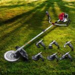 Giantz 2 Stroke Pole Chainsaw Petrol Hedge Trimmer Tree Pruner 7 In 1 - Image 8