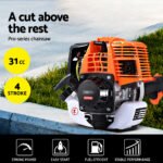 Giantz Pole 4 Stroke Chainsaw Petrol Tree Pruner Long Reach Saw 12 Inch Bar - Image 3