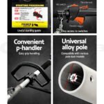 Giantz Pole 4 Stroke Chainsaw Petrol Tree Pruner Long Reach Saw 12 Inch Bar - Image 5
