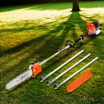 Giantz Pole 4 Stroke Chainsaw Petrol Tree Pruner Long Reach Saw 12 Inch Bar - Image 8