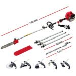 Giantz 65CC Pole Chainsaw Hedge Trimmer Brush Cutter Whipper Snipper 7-in-1 5.6m - Image 2