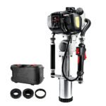 Giantz Petrol Post Driver 38CC 4-Stroke Rammer Pile Star Picket Fence Hole Black