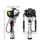 Giantz Petrol Post Driver 38CC 4-Stroke Rammer Pile Star Picket Fence Hole Black - Image 2