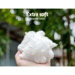 i.Pet Pet Bed Dog Cat 110cm Calming Extra Large Soft Plush Light Charcoal - Image 5